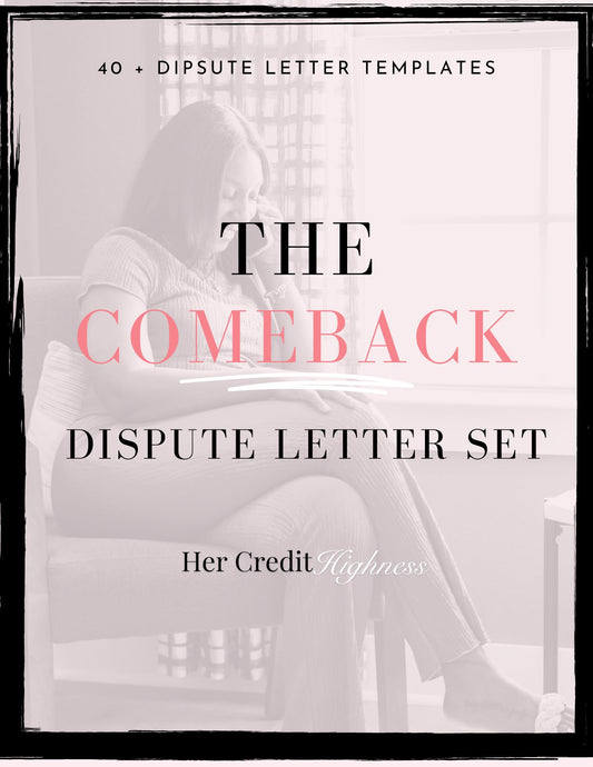 The Comeback Dispute Letter Set