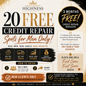 FREE Credit Repair Giveaway - MEN ONLY (new clients)