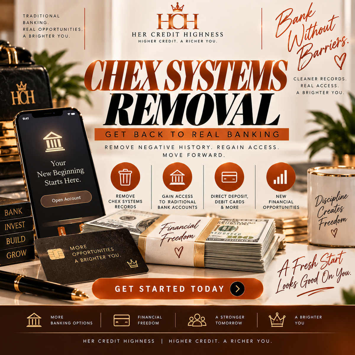 CHEXSYSTEMS REMOVAL 👑🏦