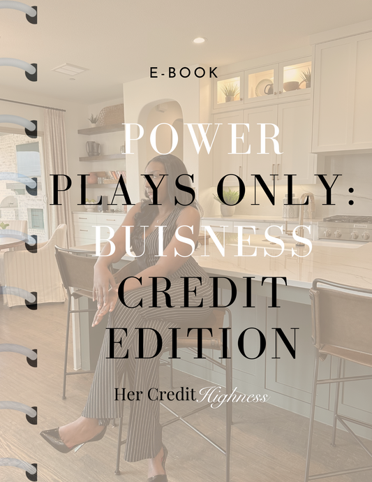 Power Plays Only: Business Credit Edition